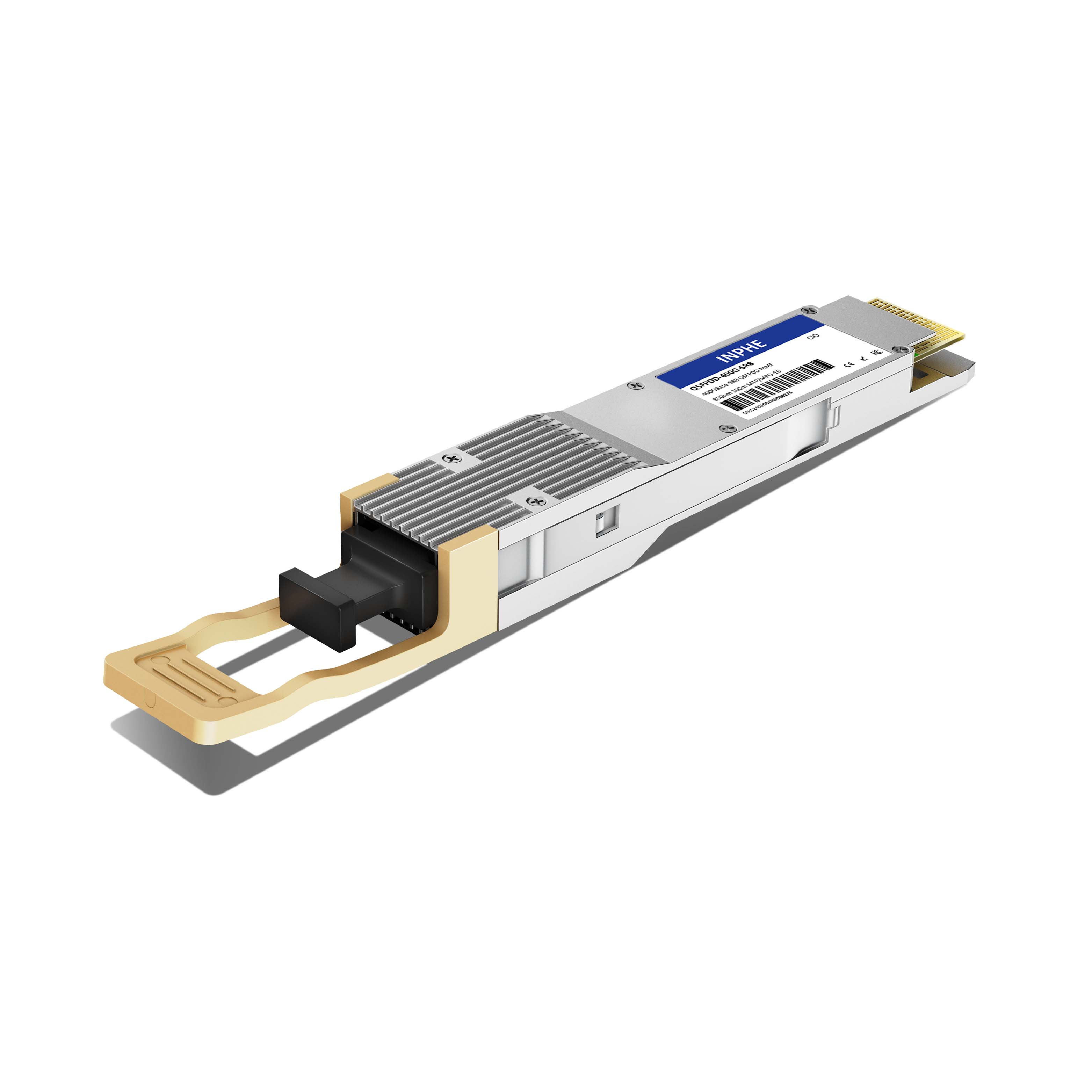 Cisco QDD-400G-SR8-S Compatible QSFPDD 400G SR8 850nm 100m MMF MPO/MTP-16 DDM/DOM Optics Transceiver, Support 8x 50G SR