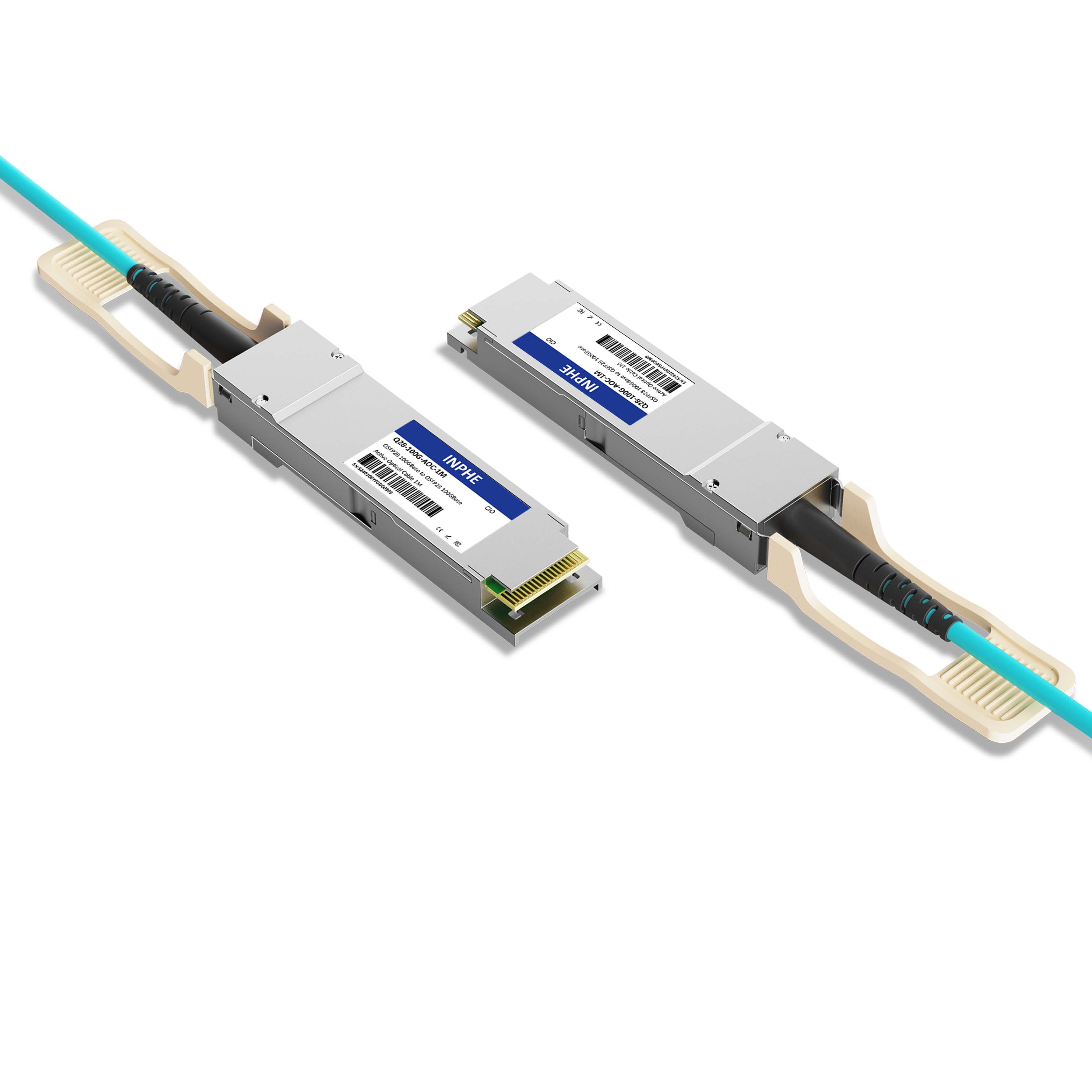 1m 3ft Cisco QDD-400-AOC1M Compatible QSFPDD 400GBASE to QSFPDD 400GBASE Active Optical Cable