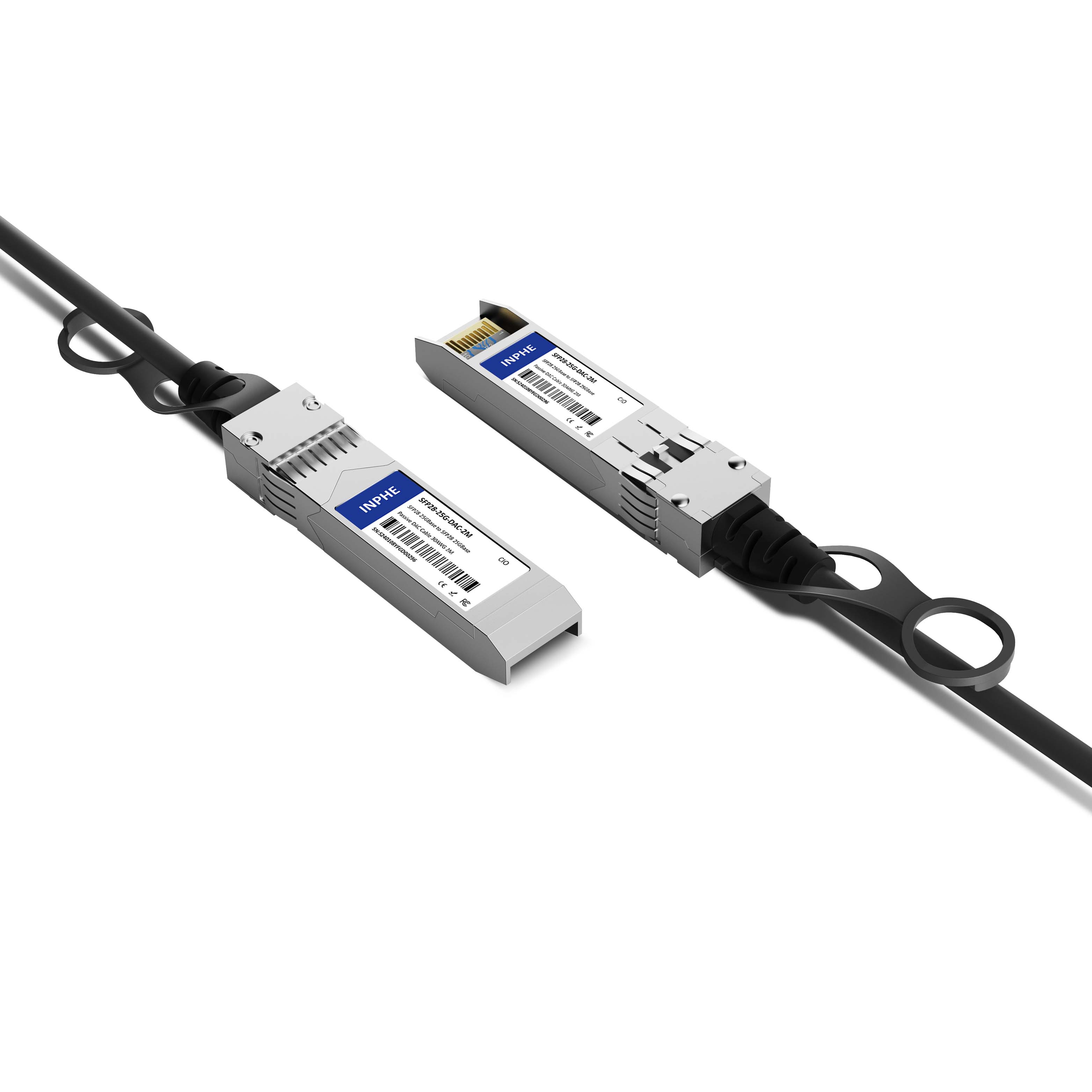 2m 7ft Cisco SFP-H25G-CU2M Compatible SFP28 25GBASE to SFP28 10GBASE Passive Direct Attach Copper Twinax Cable 30AWG