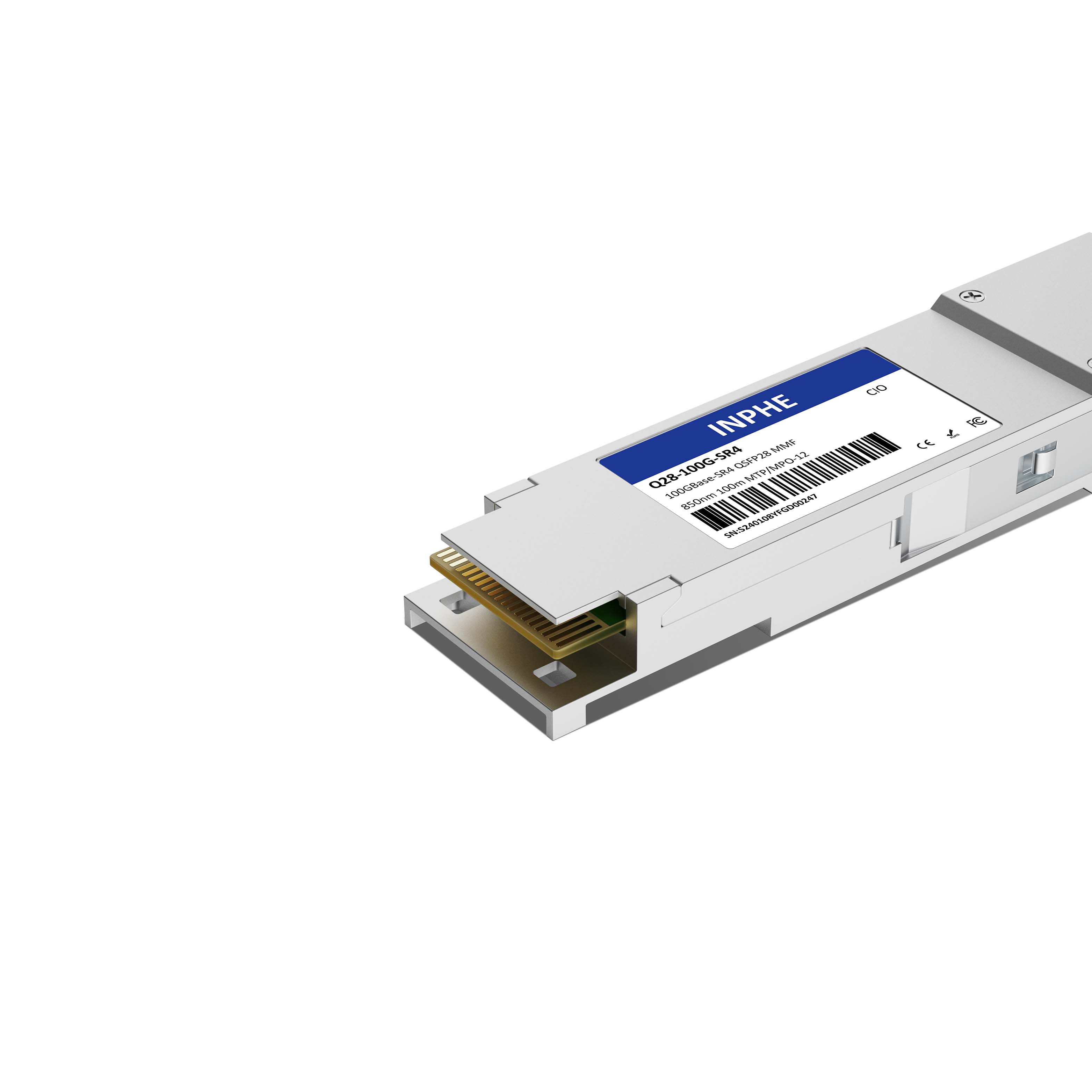 Arista QSFP-100G-SR4 Compatible QSFP28 100G SR4 850nm 100m MMF MPO/MTP-12 DDM/DOM Optics Transceiver