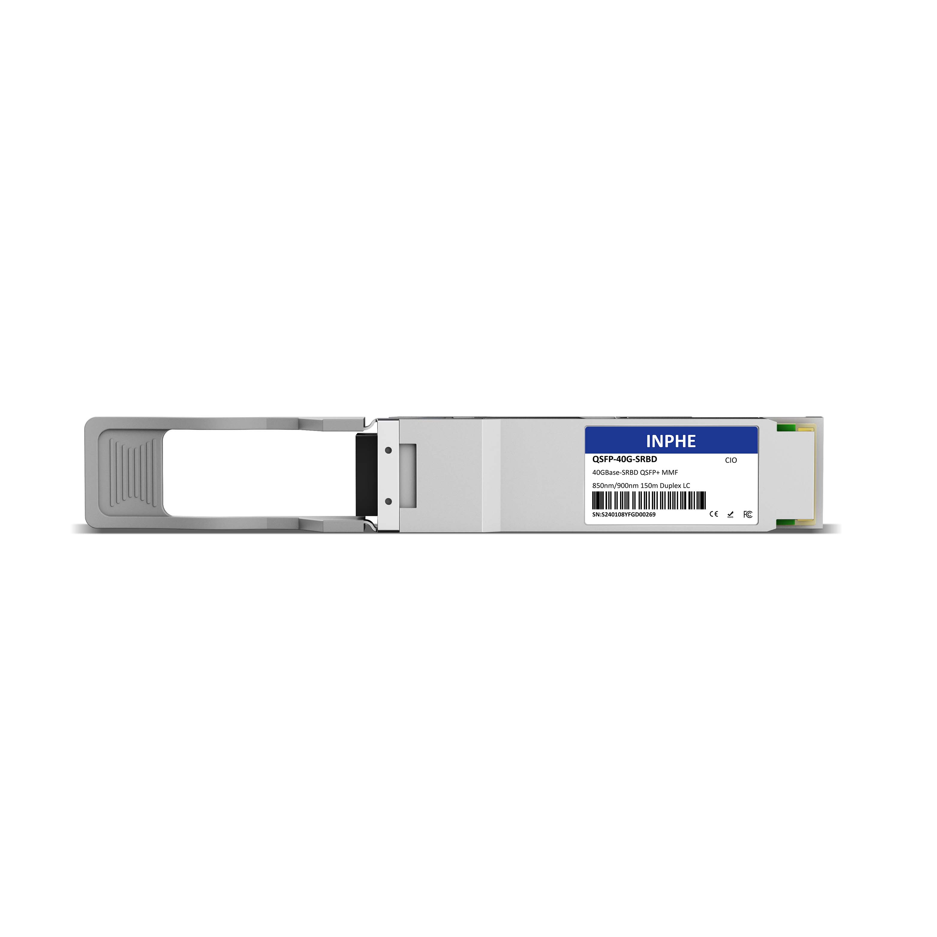 Arista QSFP-40G-SRBD Compatible QSFP+ 40G SWDM4 850/880/910/940nm 350m MMF Duplex LC DDM/DOM Optics Transceiver