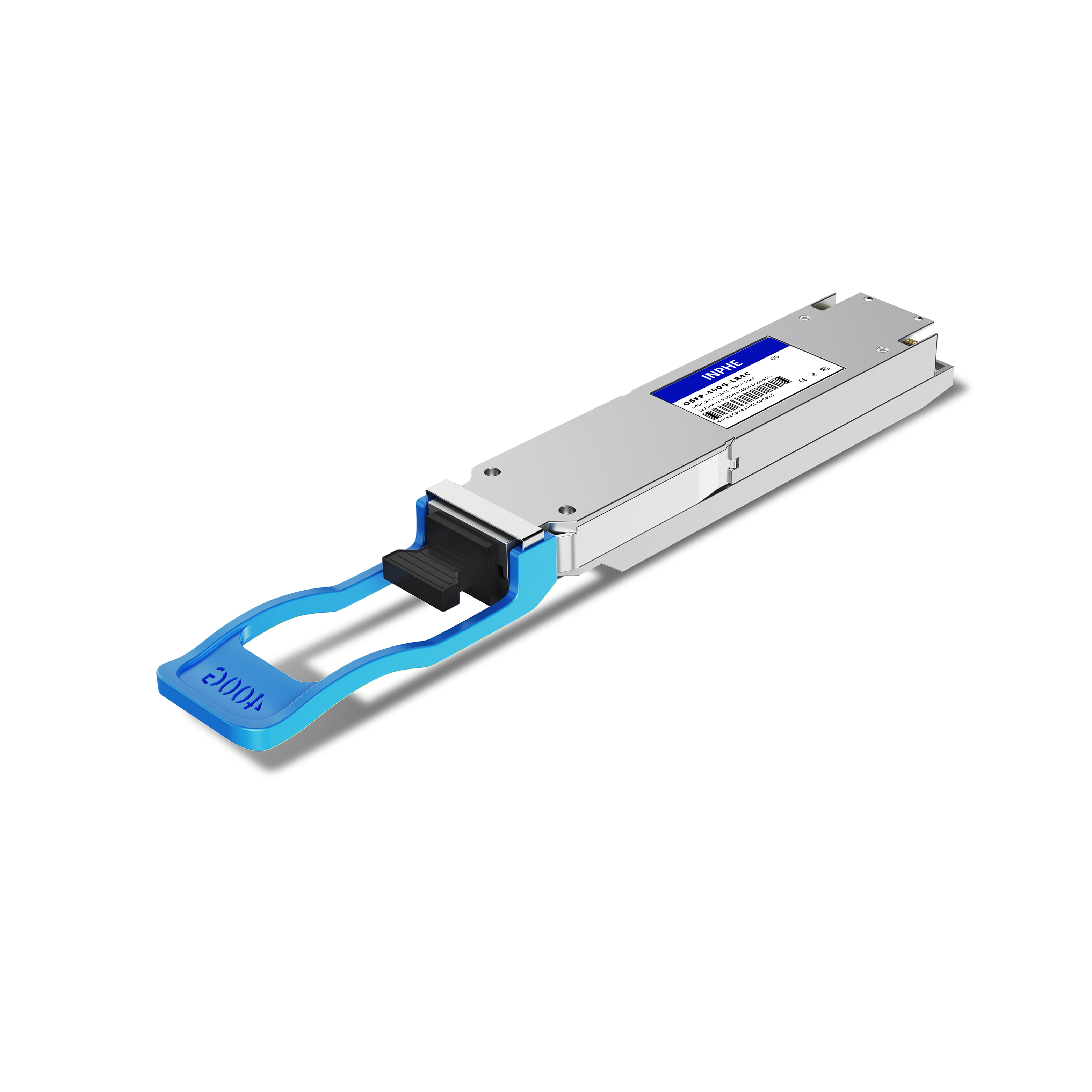 Cisco Compatible OSFP 400GBASE LR4 1271/1291/1311/1331nm 10km SMF Duplex LC With Dual CDR DDM/DOM Optics Transceiver, Closed Finned Top
