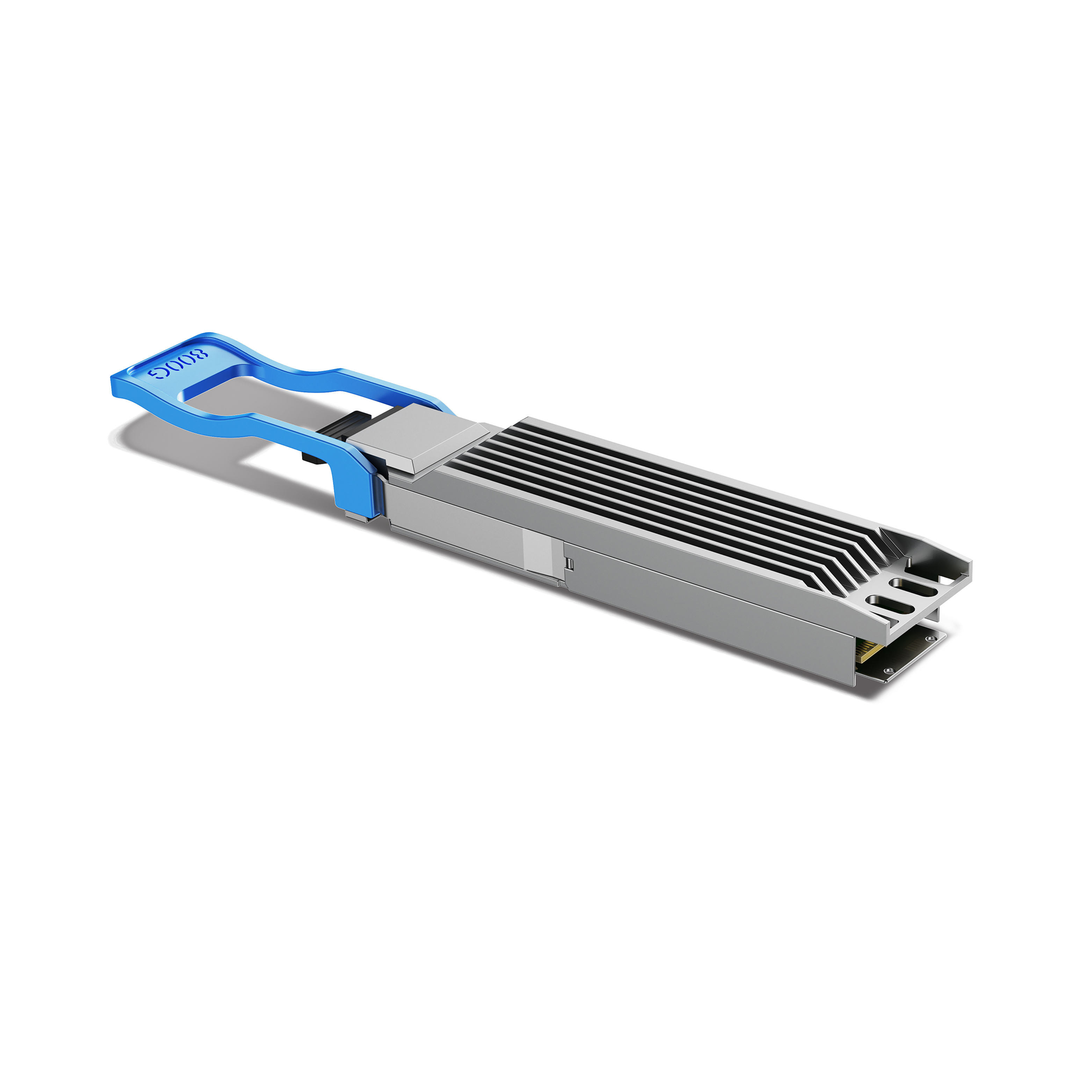 Cisco Compatible OSFP 800GBASE PLR8 1310nm 10km SMF MPO/MTP-16 With Dual CDR DDM/DOM Optics Transceiver, Support 8x100G LR1, Finned Top