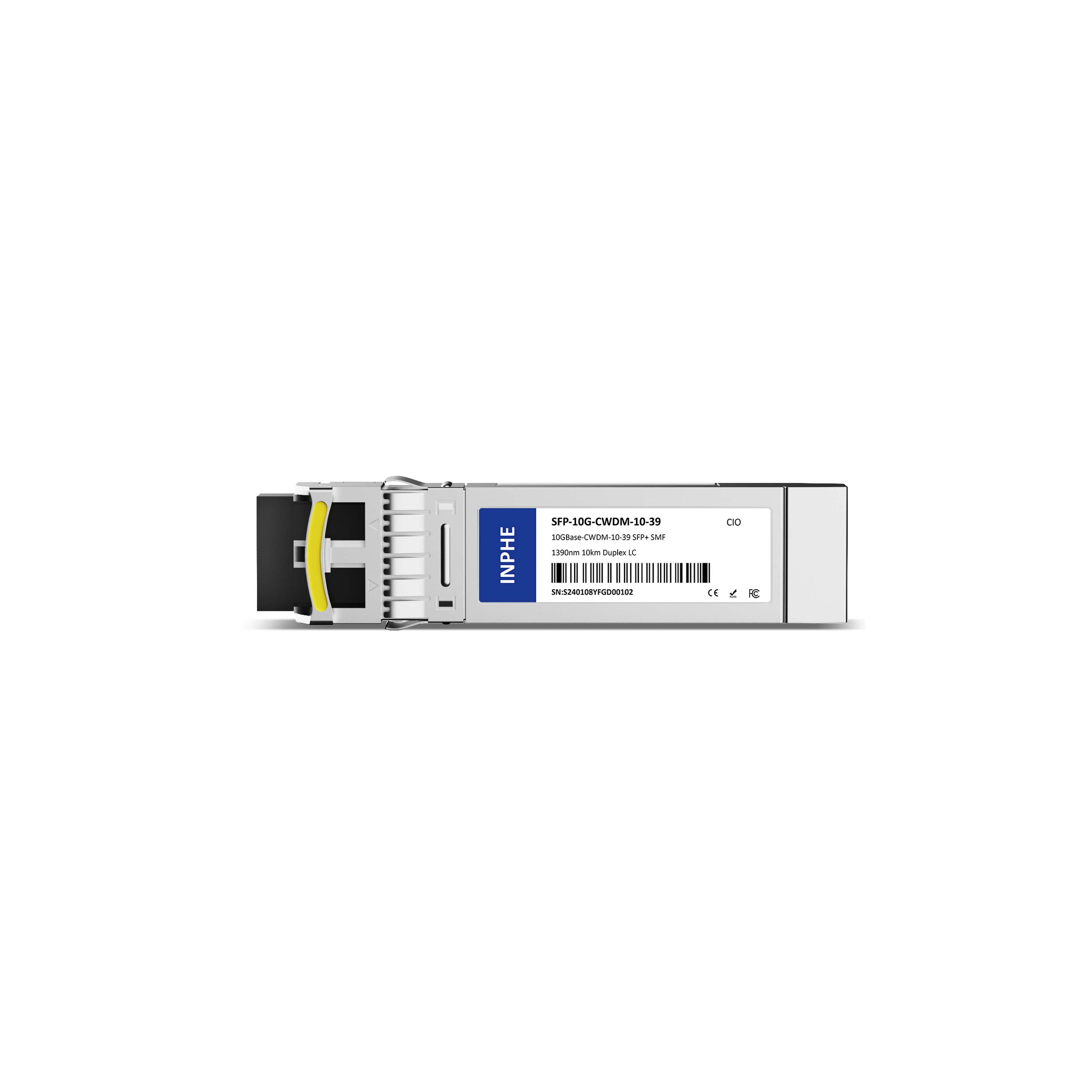Cisco CWDM-SFP10G-1390-10 Compatible SFP+ 10G CWDM 1390 10km SMF Duplex LC DDM/DOM Optics Transceiver