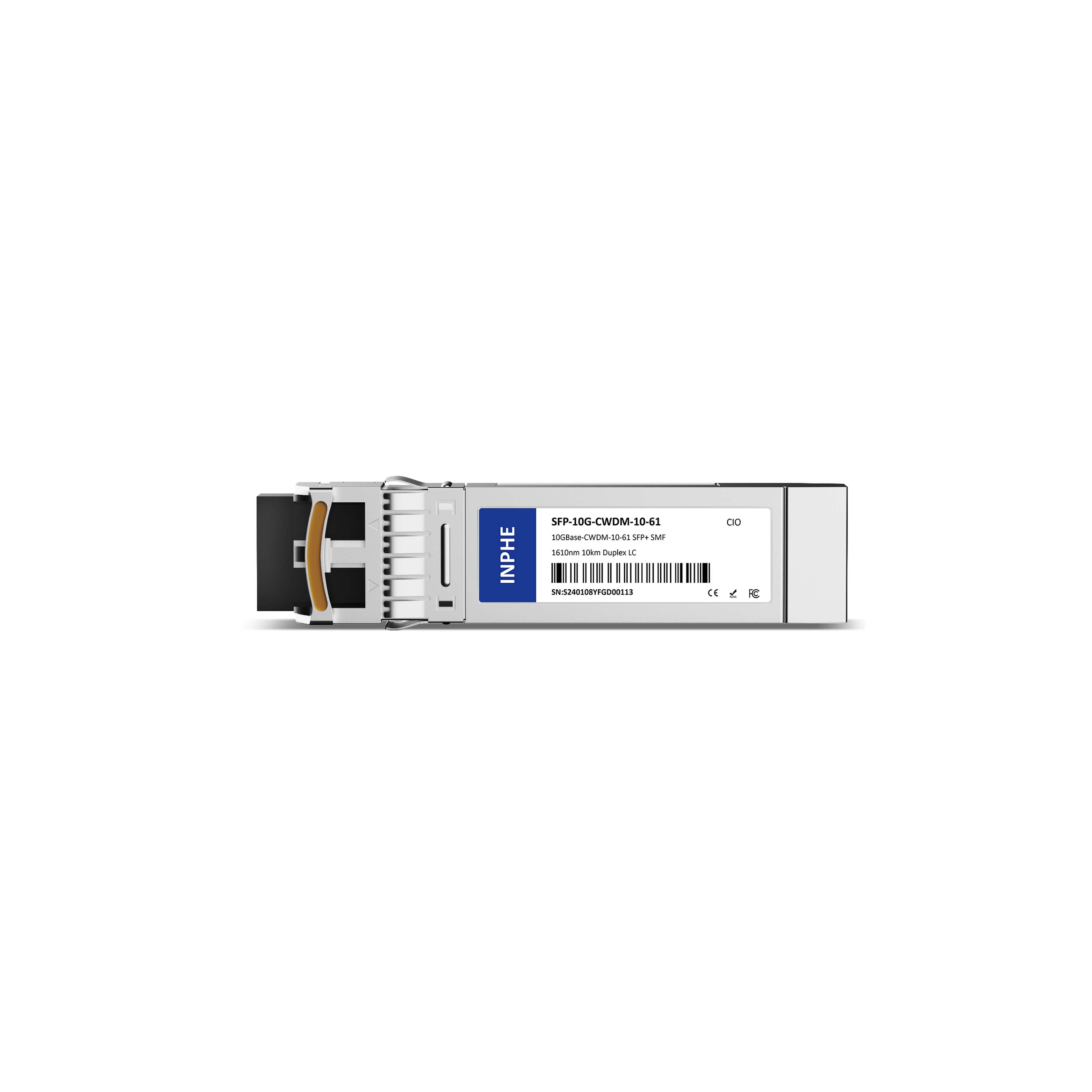 Cisco CWDM-SFP10G-1610-10 Compatible SFP+ 10G CWDM 1610 10km SMF Duplex LC DDM/DOM Optics Transceiver