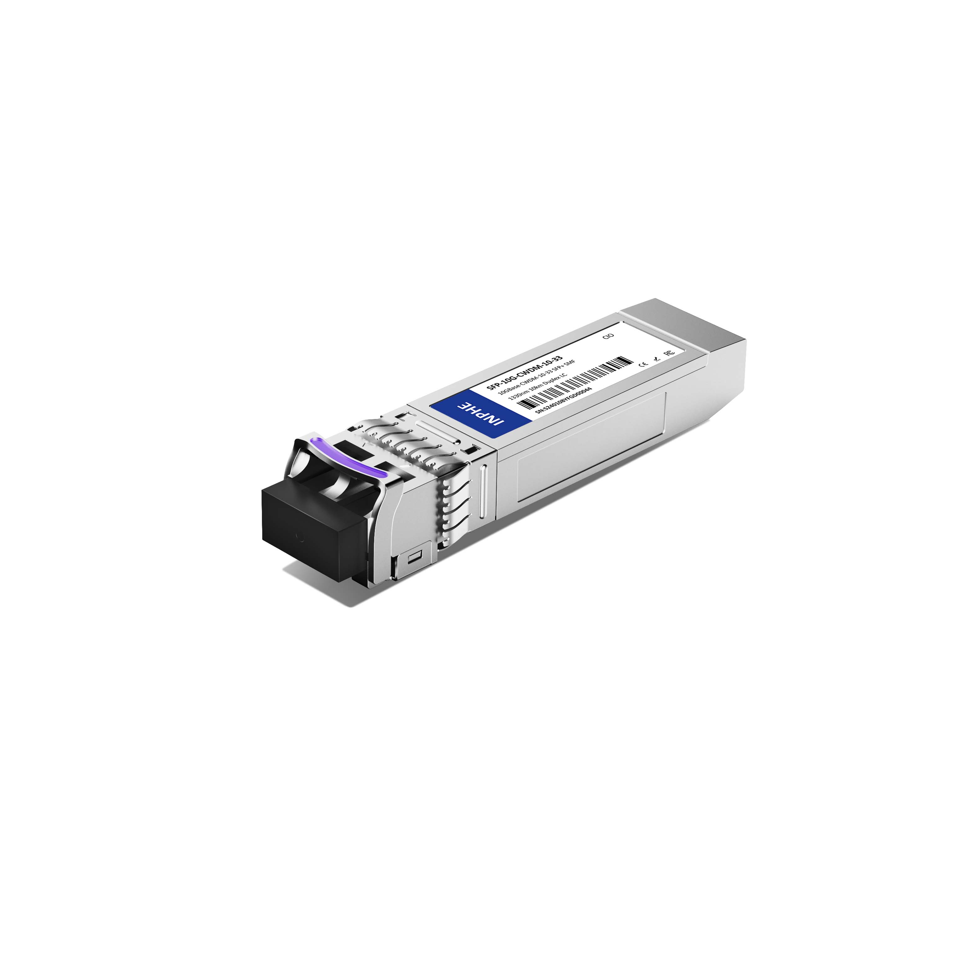 Cisco CWDM-SFP10G-1330-10 Compatible SFP+ 10G CWDM 1330 10km SMF Duplex LC DDM/DOM Optics Transceiver