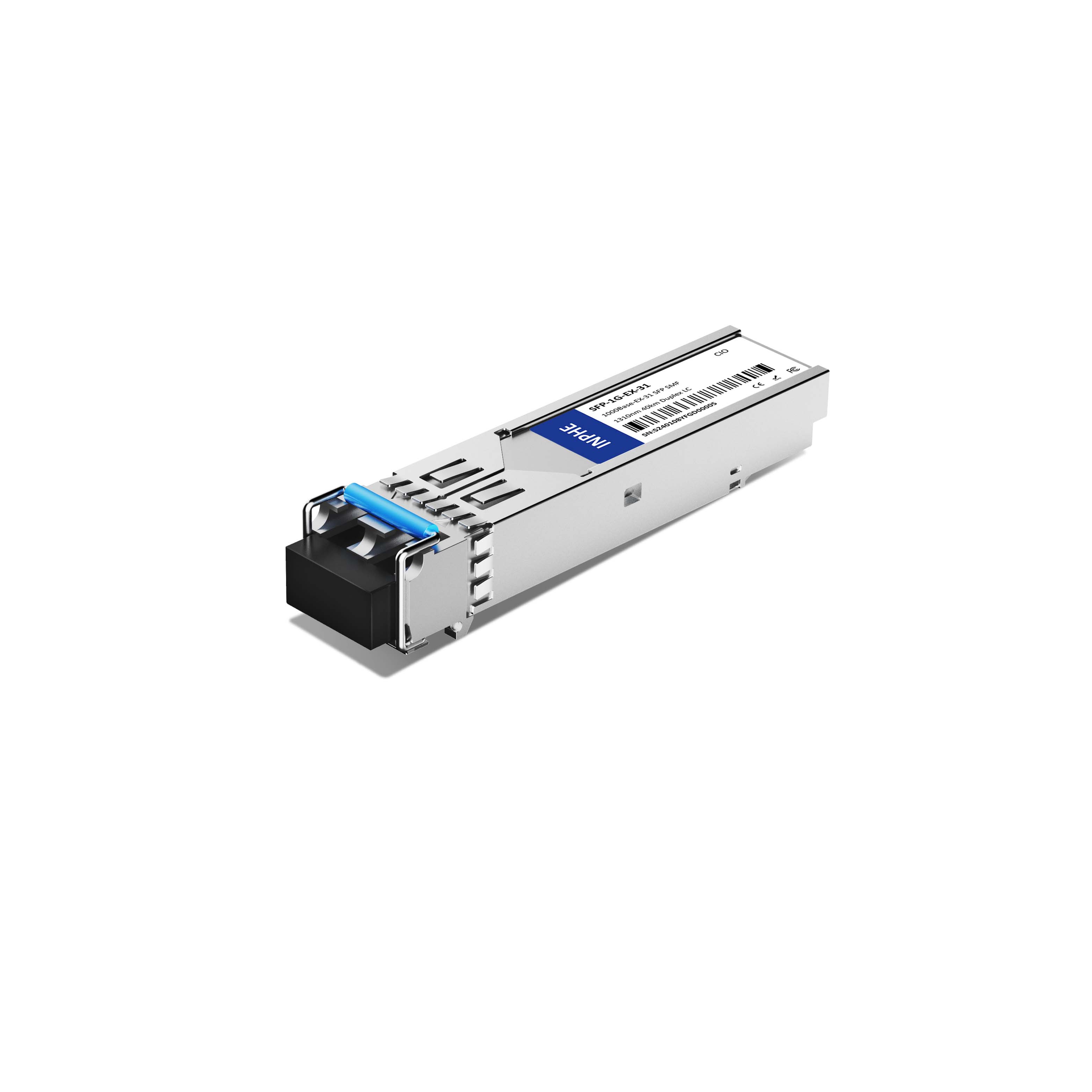 Brocade / Ruckus E1MG-LH-OM Compatible SFP 1.25GBASE EX 1310nm 40km SMF Duplex LC DDM/DOM Optics Transceiver