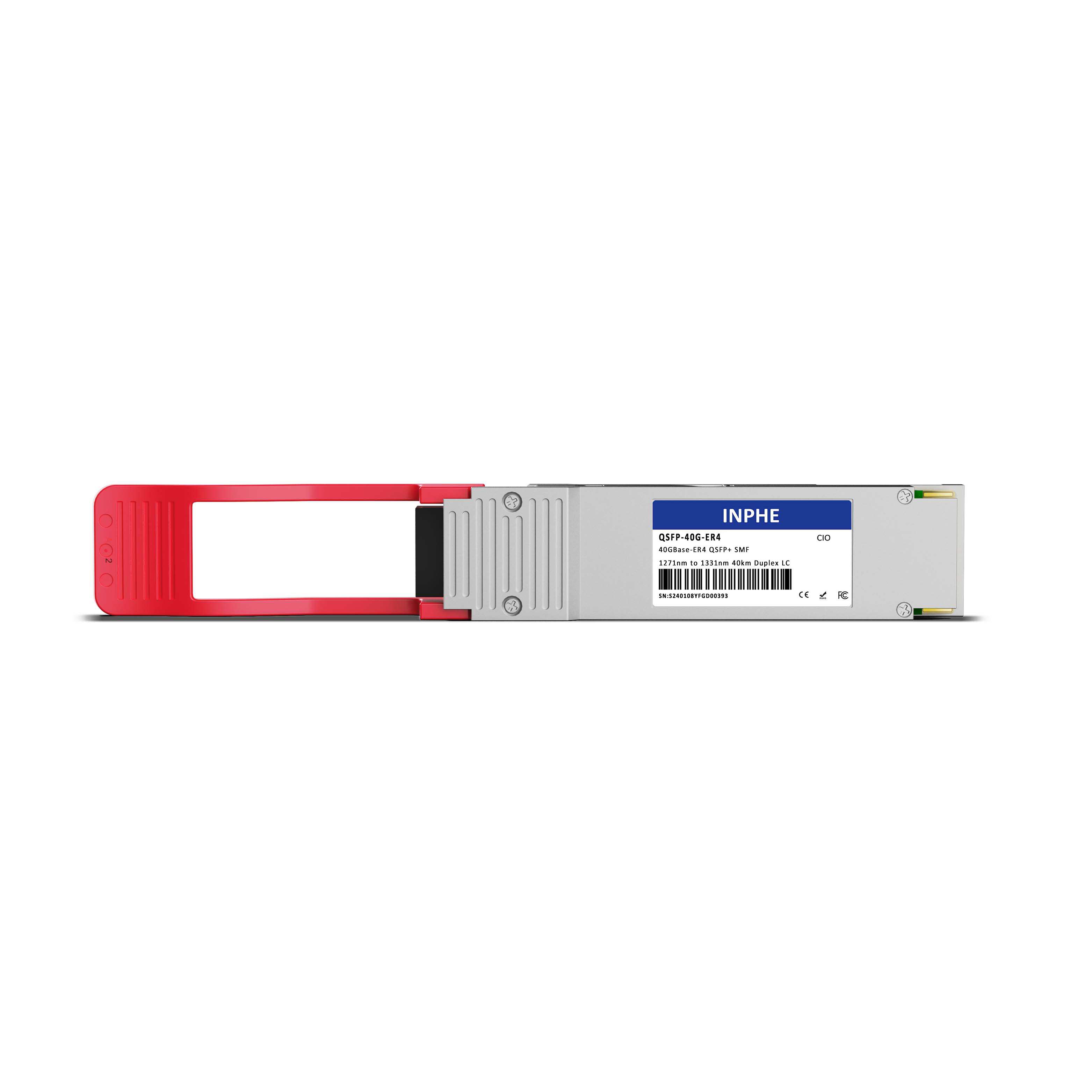 Juniper 740-066424 JNP-QSFP-40GE-ER4 Compatible QSFP+ 40G ER4 1271/1291/1311/1331nm 40km SMF Duplex LC DDM/DOM Optics Transceiver