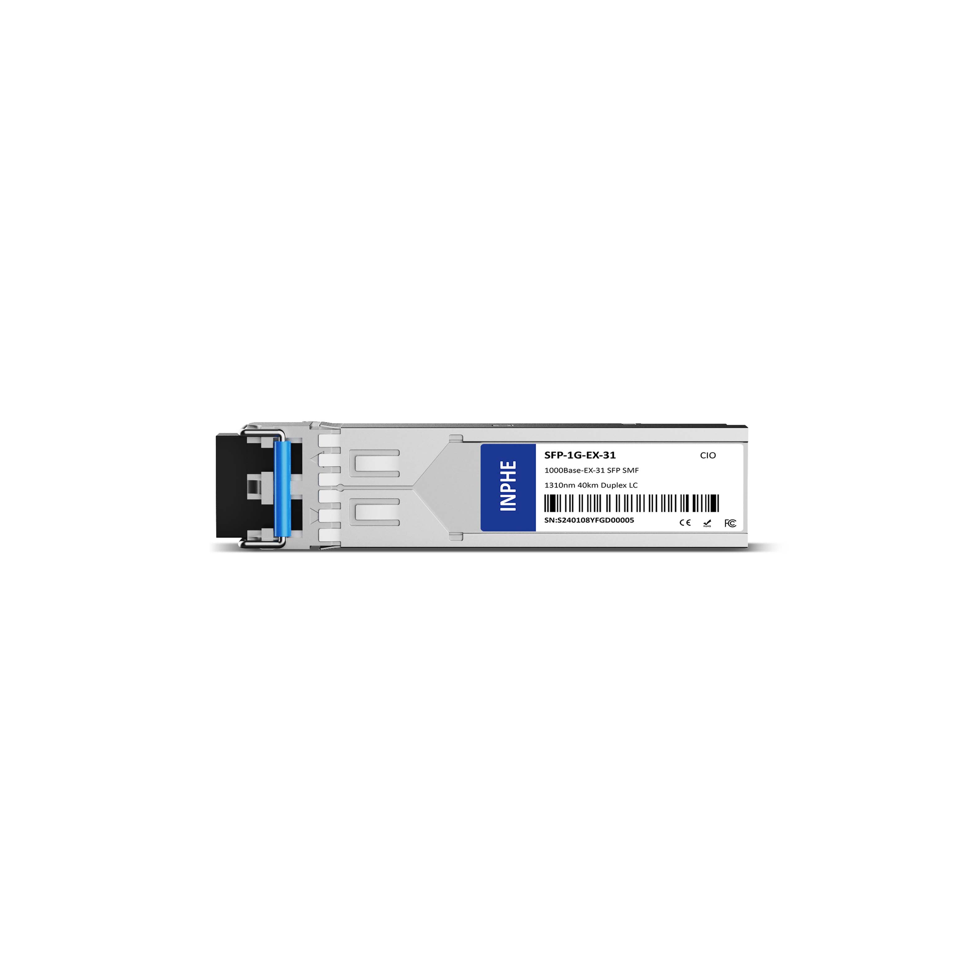 ADVA 1061705851-02 Compatible SFP 1.25GBASE EX 1310nm 40km SMF Duplex LC DDM/DOM Optics Transceiver