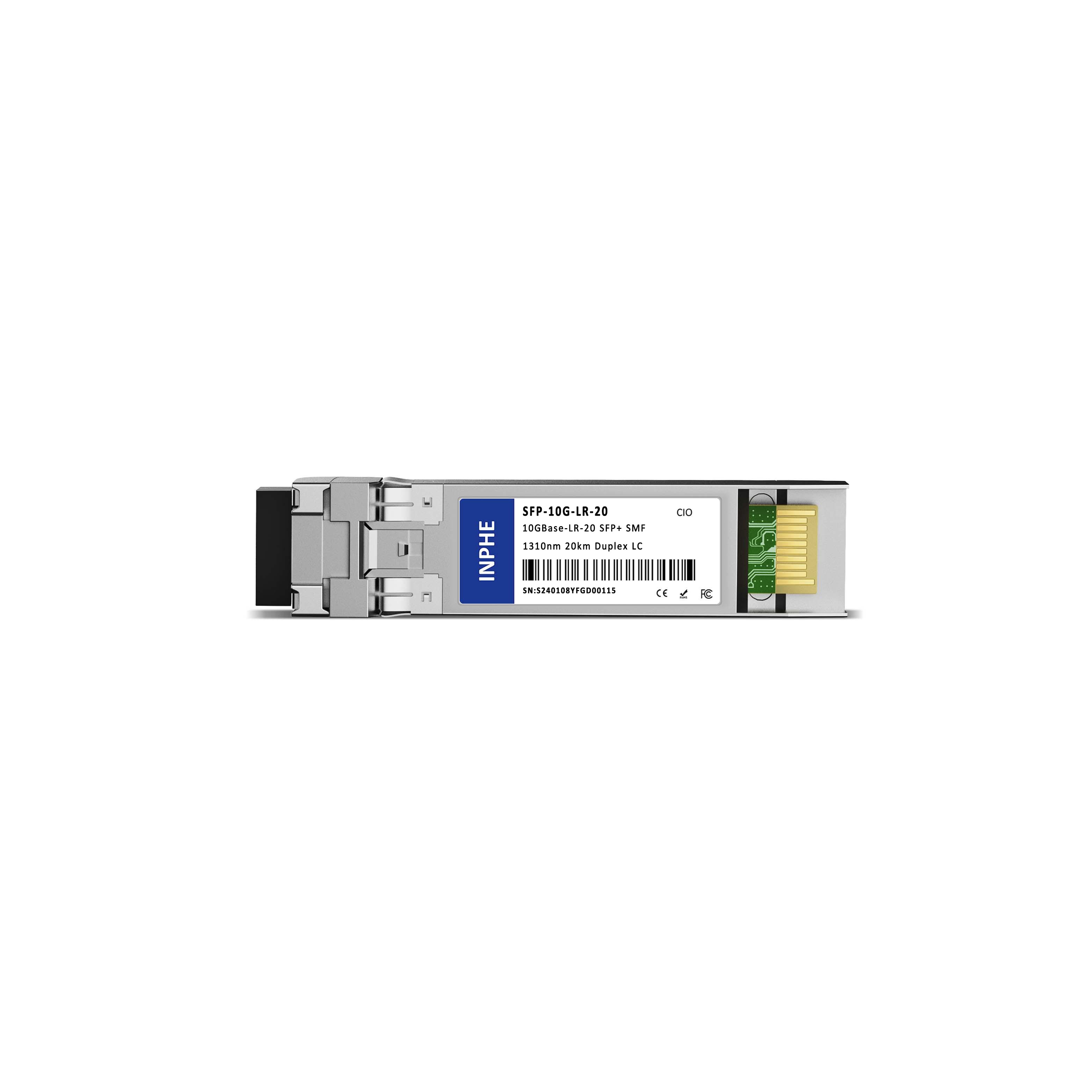 Cisco SFP-10G-LR-S Compatible SFP+ 10G LR 1310nm 20km SMF Duplex LC DDM/DOM Optics Transceiver