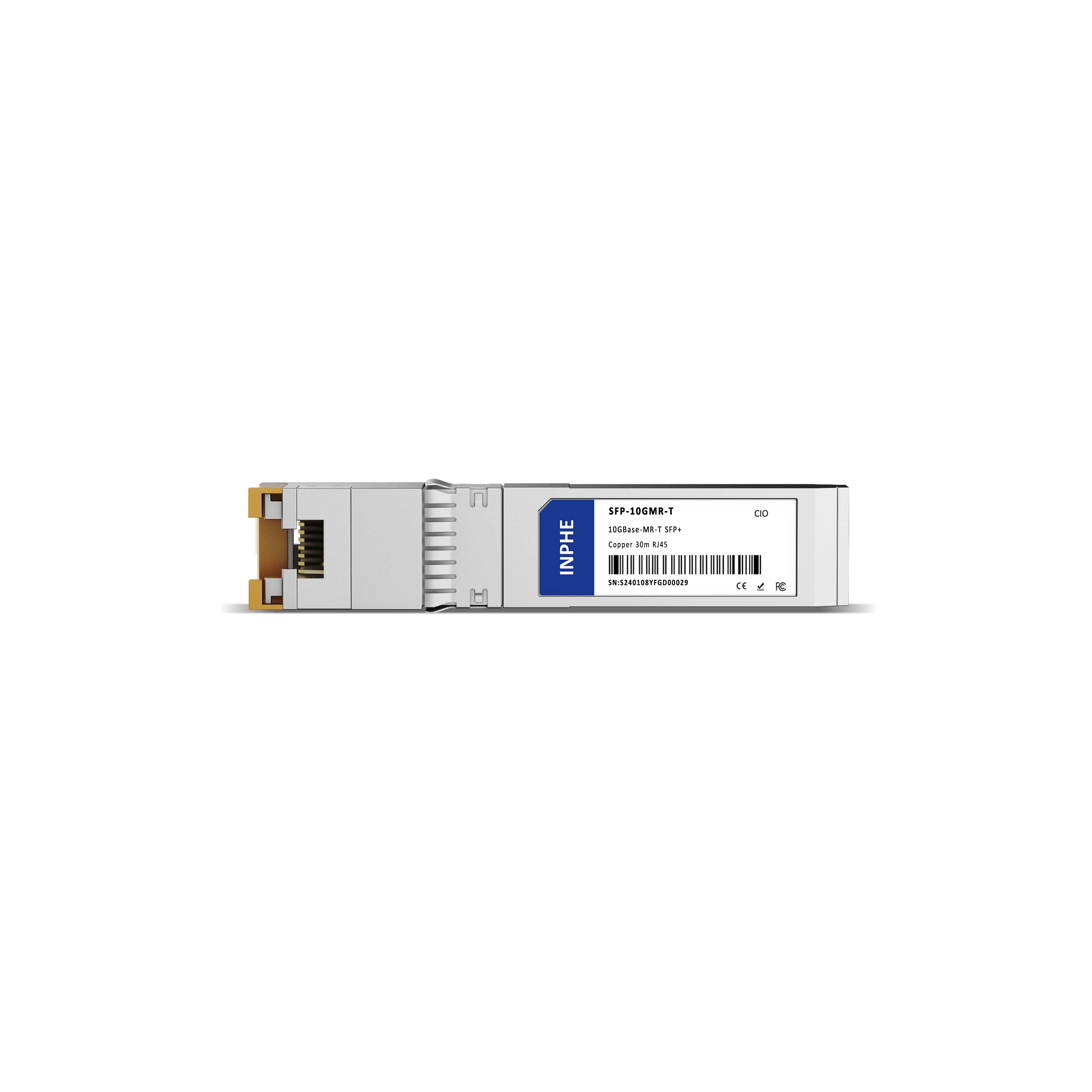 Arista SFP-10G-T-RP Compatible SFP+ 1000/2.5G/5G/10GBase-T 30m RJ45 Copper Transceiver
