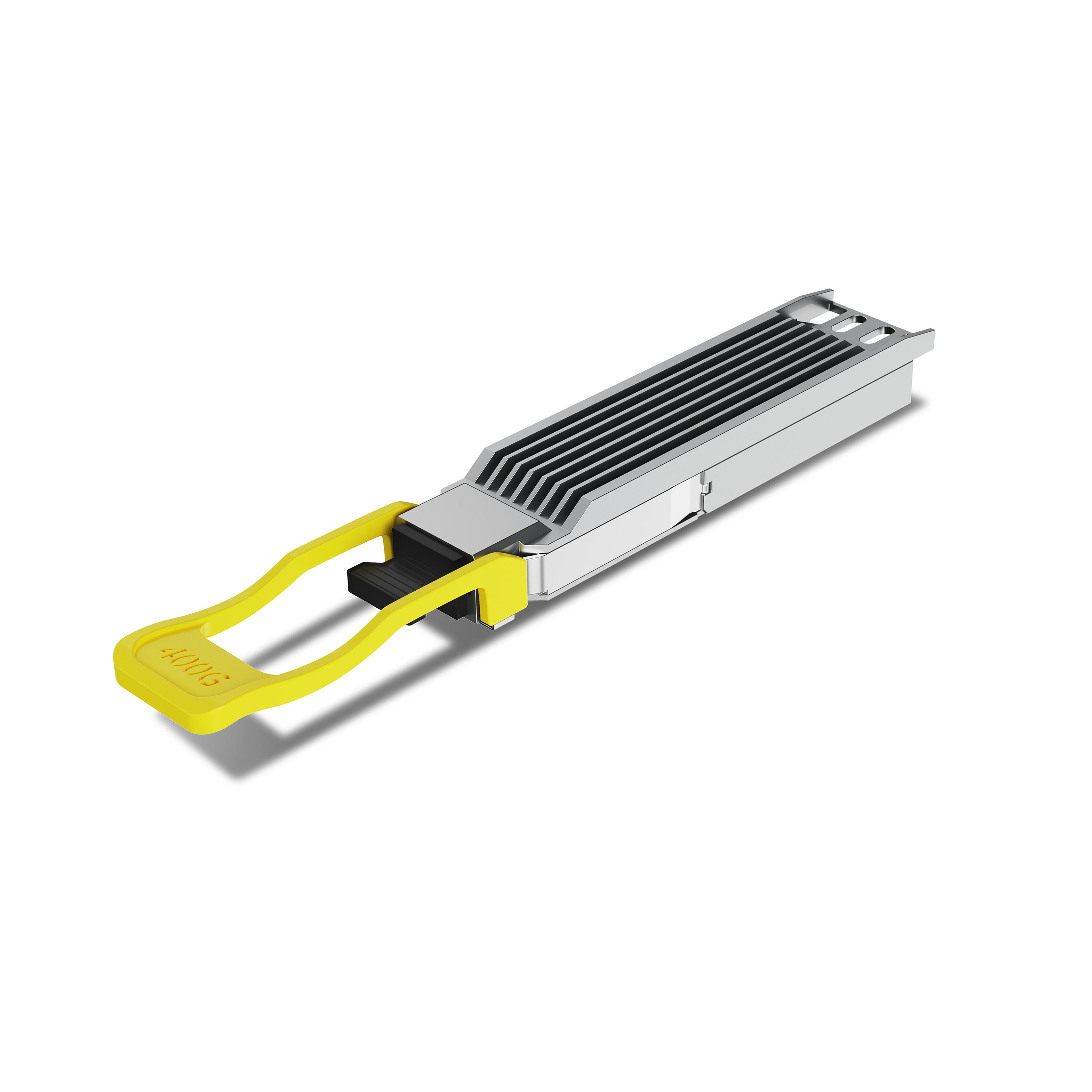 Cisco Compatible OSFP 400GBASE XDR4 1310nm 2km SMF MPO/MTP-12 With Dual CDR DDM/DOM Optics Transceiver, Support 4x 100G FR1, Finned Top