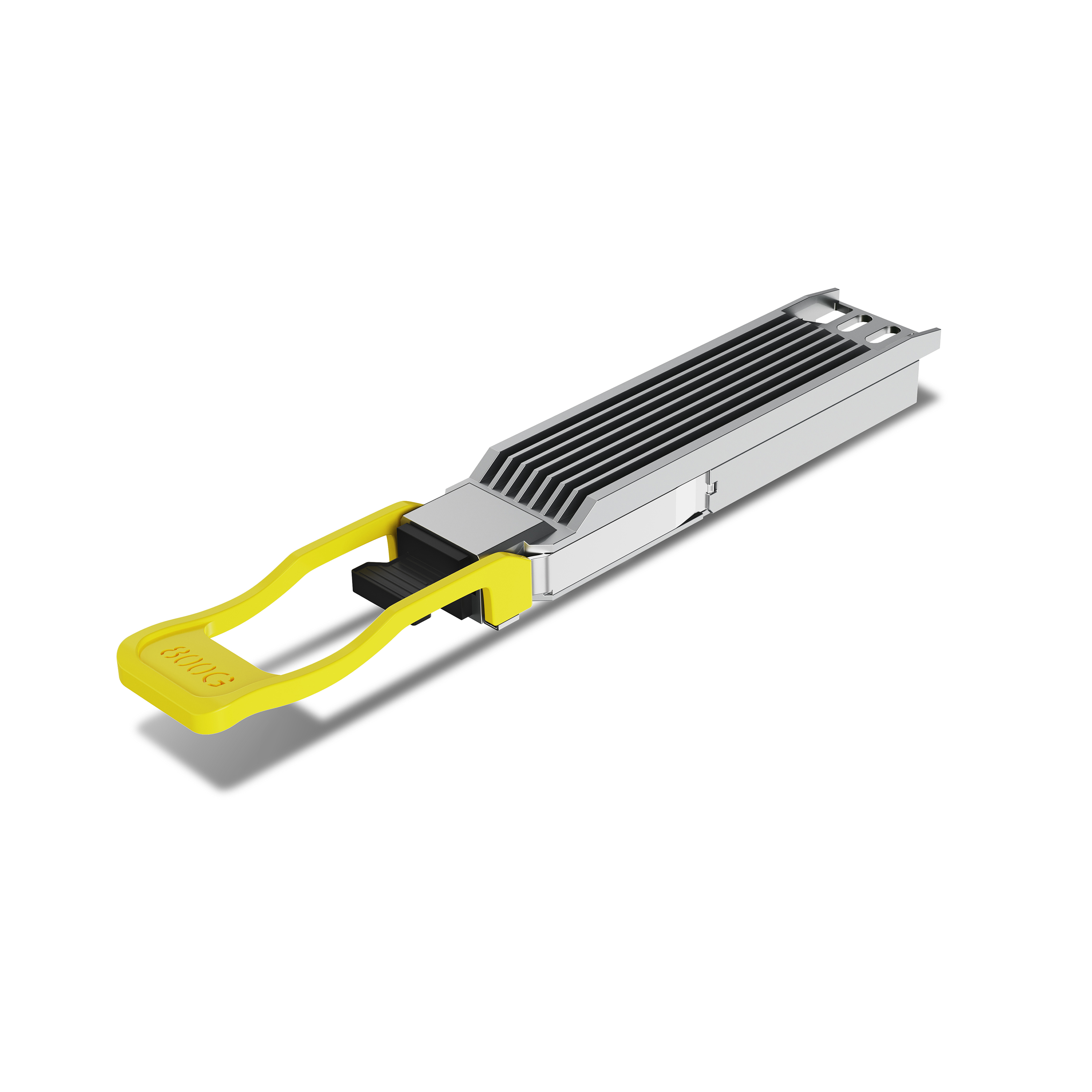 Cisco Compatible OSFP 800GBASE XDR8 1310nm 2km SMF MPO/MTP-16 With Dual CDR DDM/DOM Optics Transceiver, Support 8x100G FR1, Finned Top