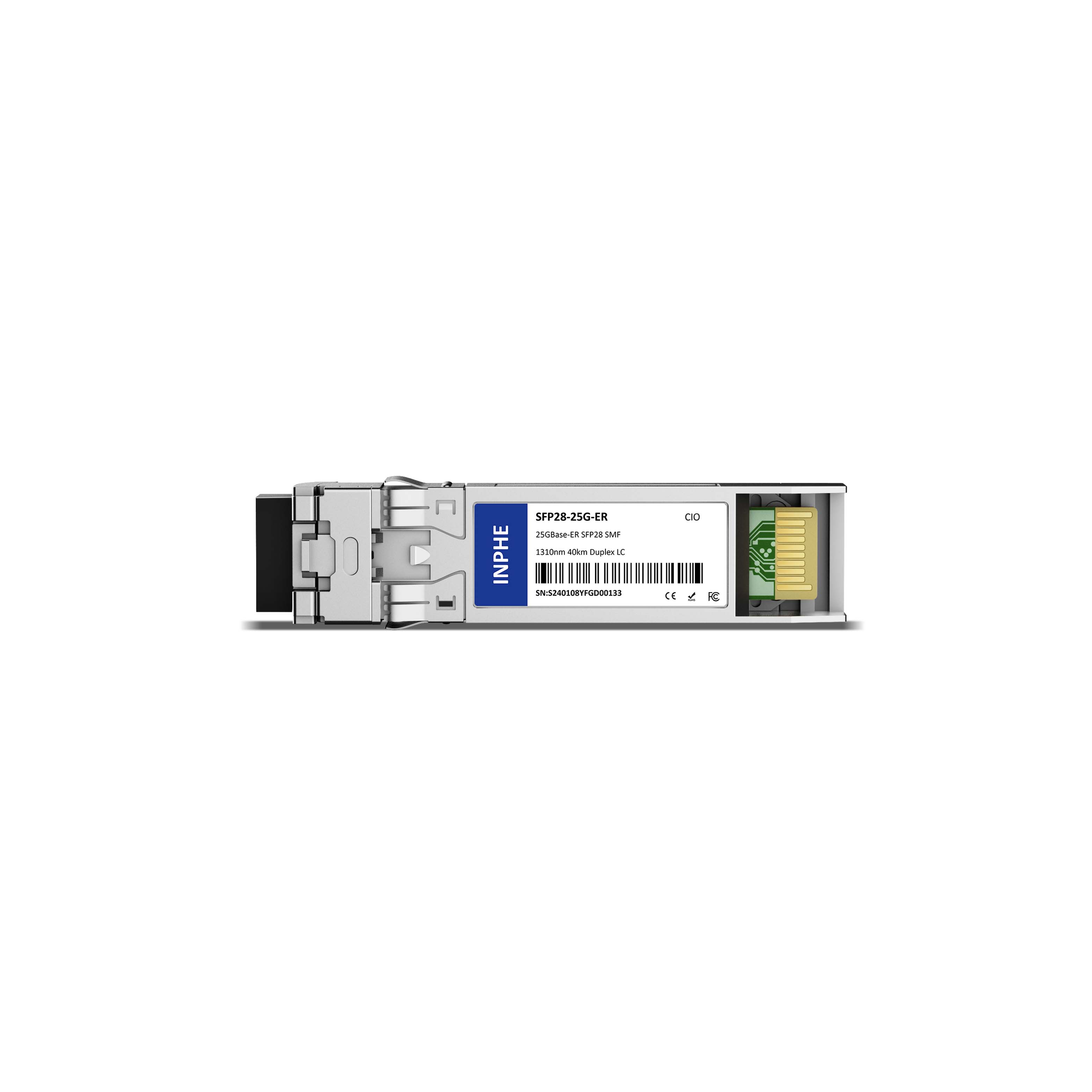 Arista SFP-25G-ER Compatible SFP28 25G ER 1310nm 40km SMF Duplex LC DDM/DOM Optics Transceiver