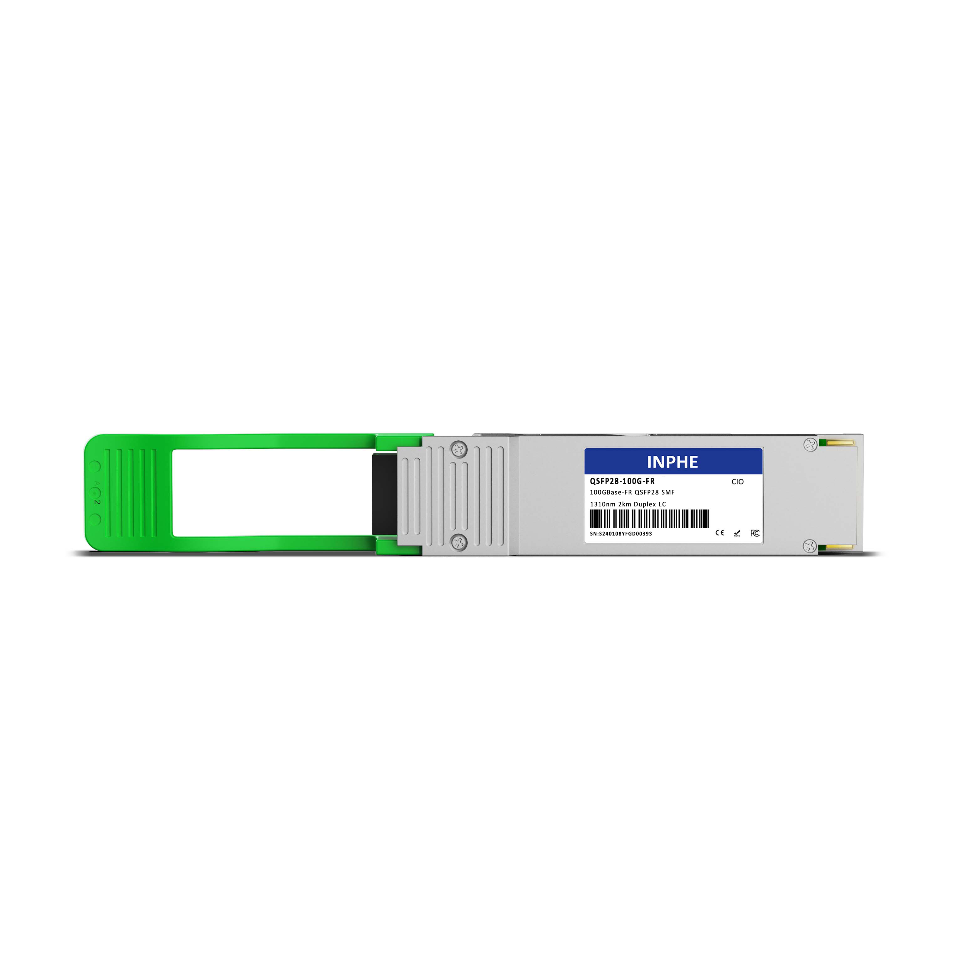 Juniper 740-088320 QSFP-100G-FR Compatible QSFP28 100G FR1 1310nm 2km SMF Duplex LC DDM/DOM Optics Transceiver