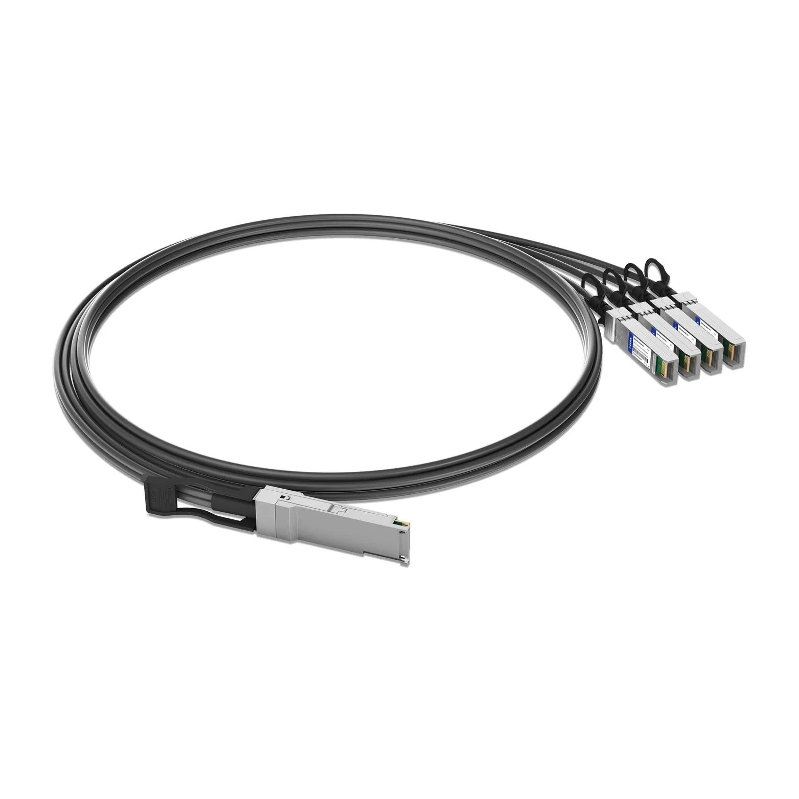 4m 13ft Cisco QSFP-4SFP25G-CU4M Compatible QSFP28 100GBASE to 4x SFP28 25GBASE Passive Direct Attach Copper Breakout Cable 28AWG
