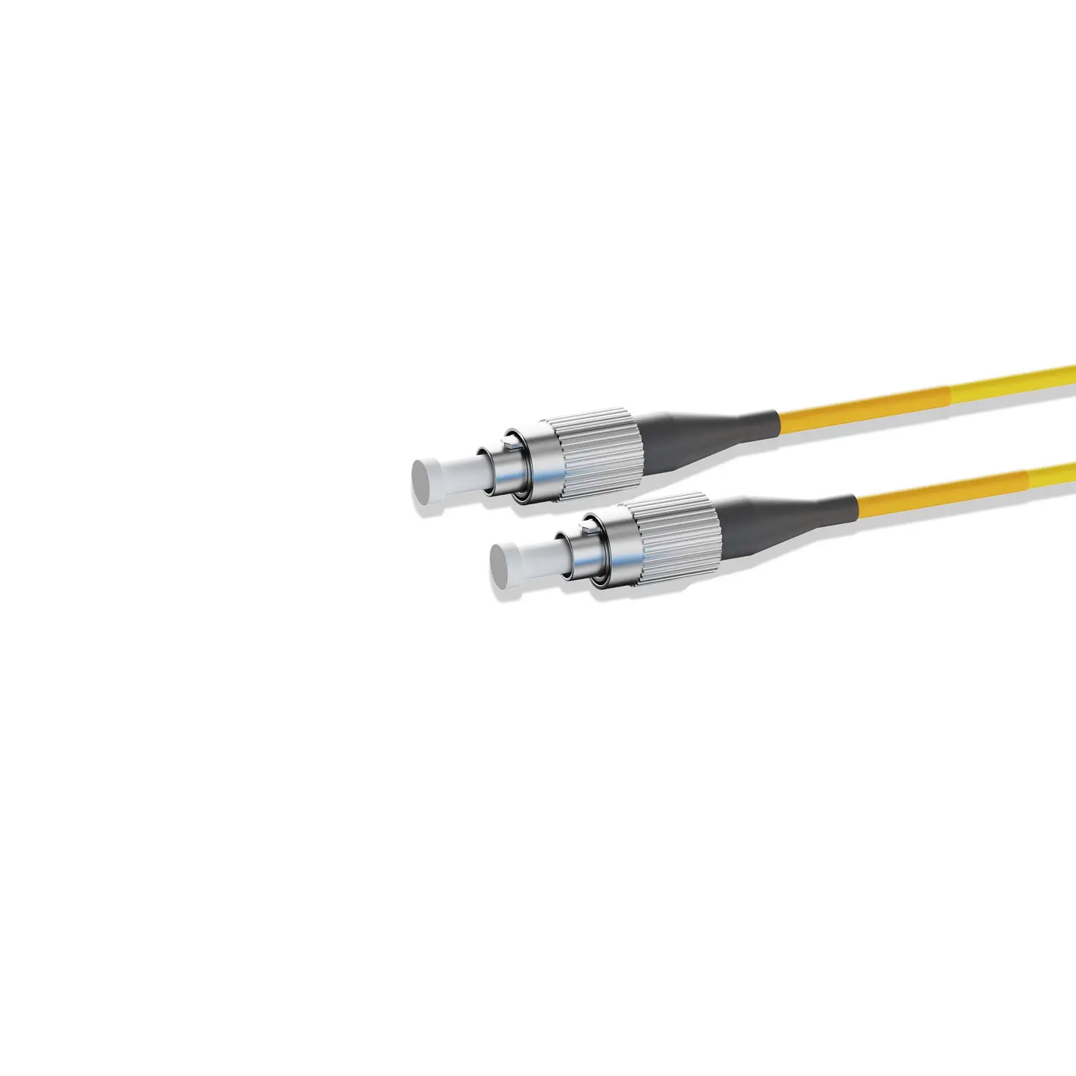 0.3m 0.98ft Fiber Patch Cable 1 Fiber FC UPC Simplex to FC UPC Simplex Singlemode OS2 Riser OFNR 2.0mm Yellow