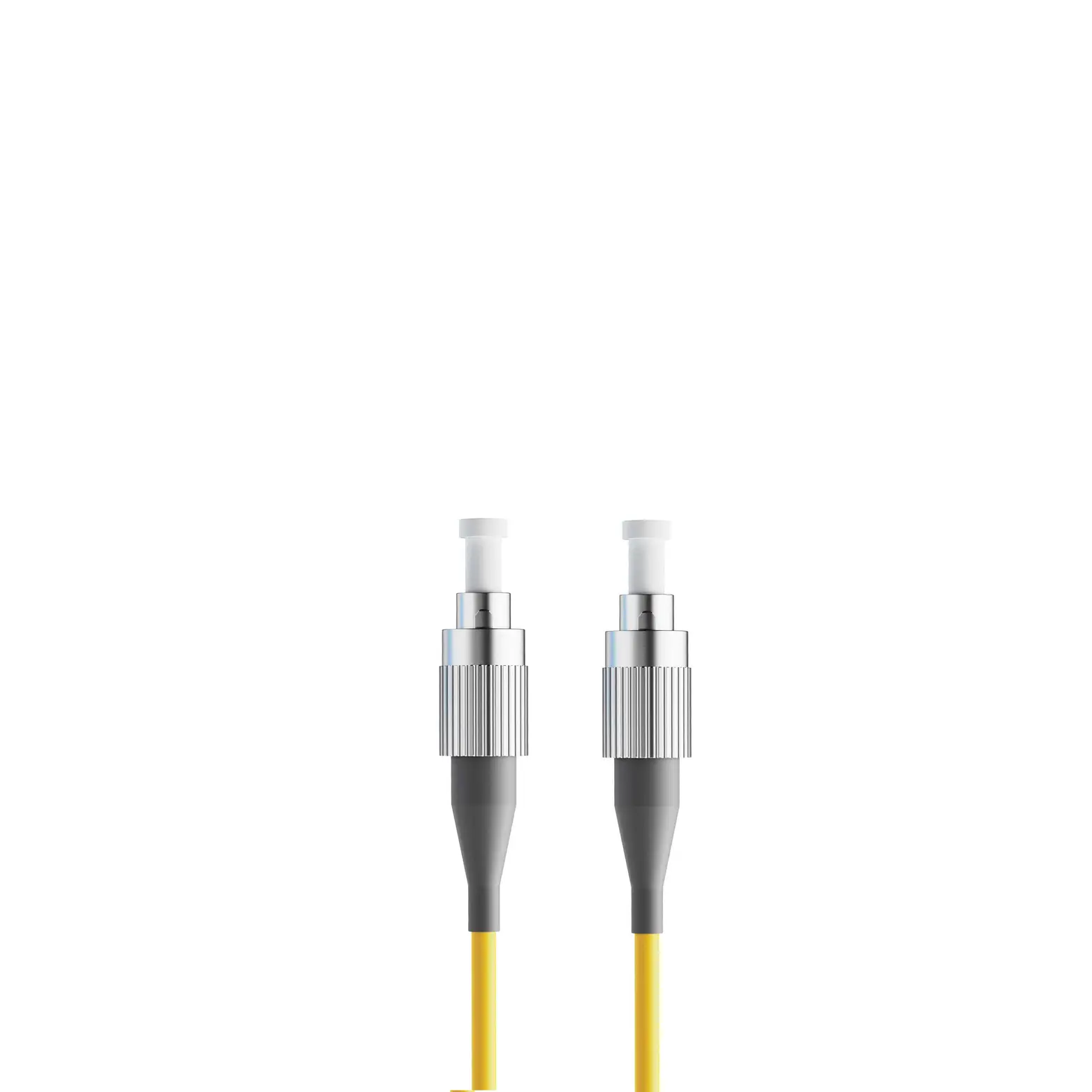 0.3m 0.98ft Fiber Patch Cable 1 Fiber FC UPC Simplex to FC UPC Simplex Singlemode OS2 Riser OFNR 2.0mm Yellow