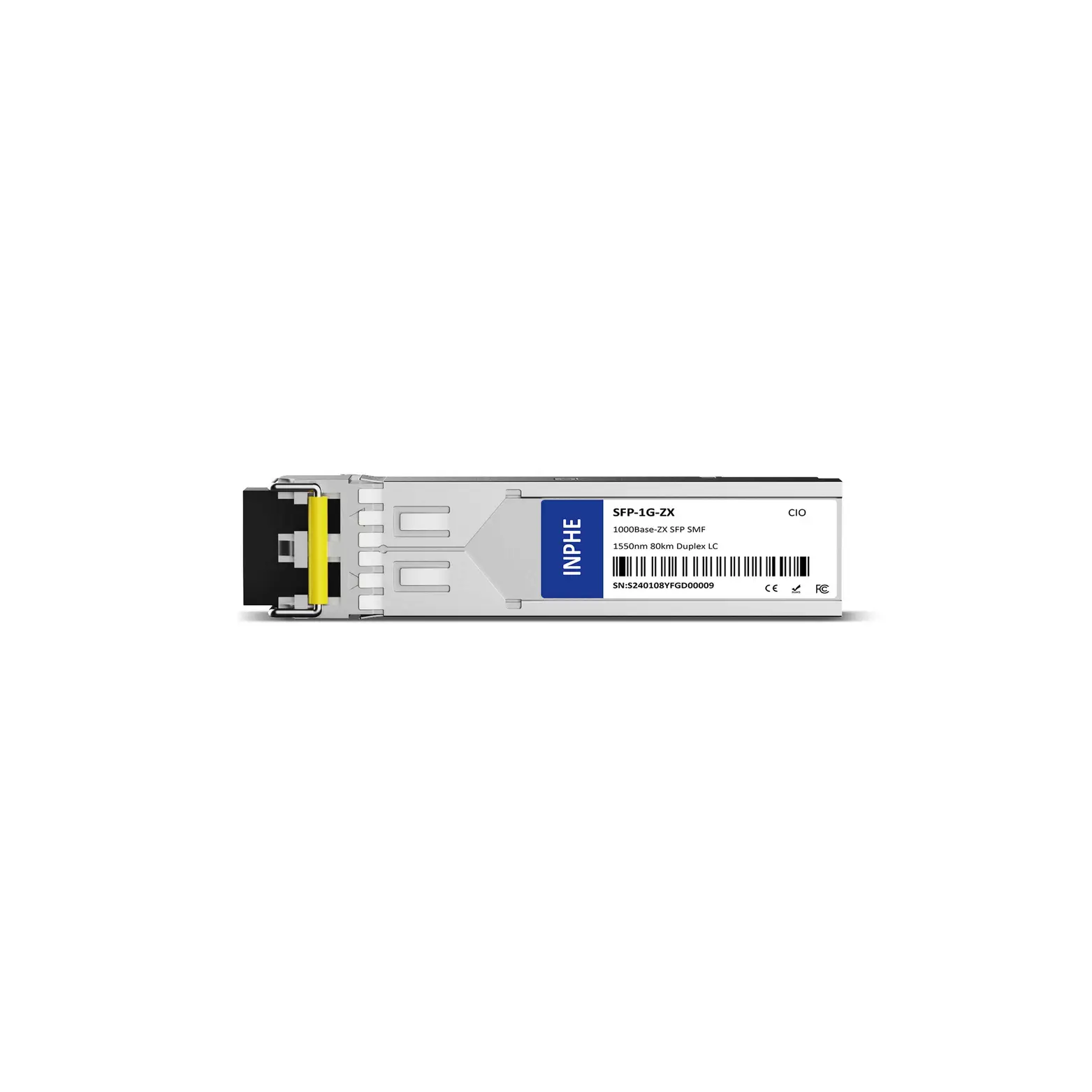 H3C (ex. 3COM) 3CSFP97 Compatible SFP 1.25GBASE ZX 1550nm 80km SMF Duplex LC DDM/DOM Optics Transceiver