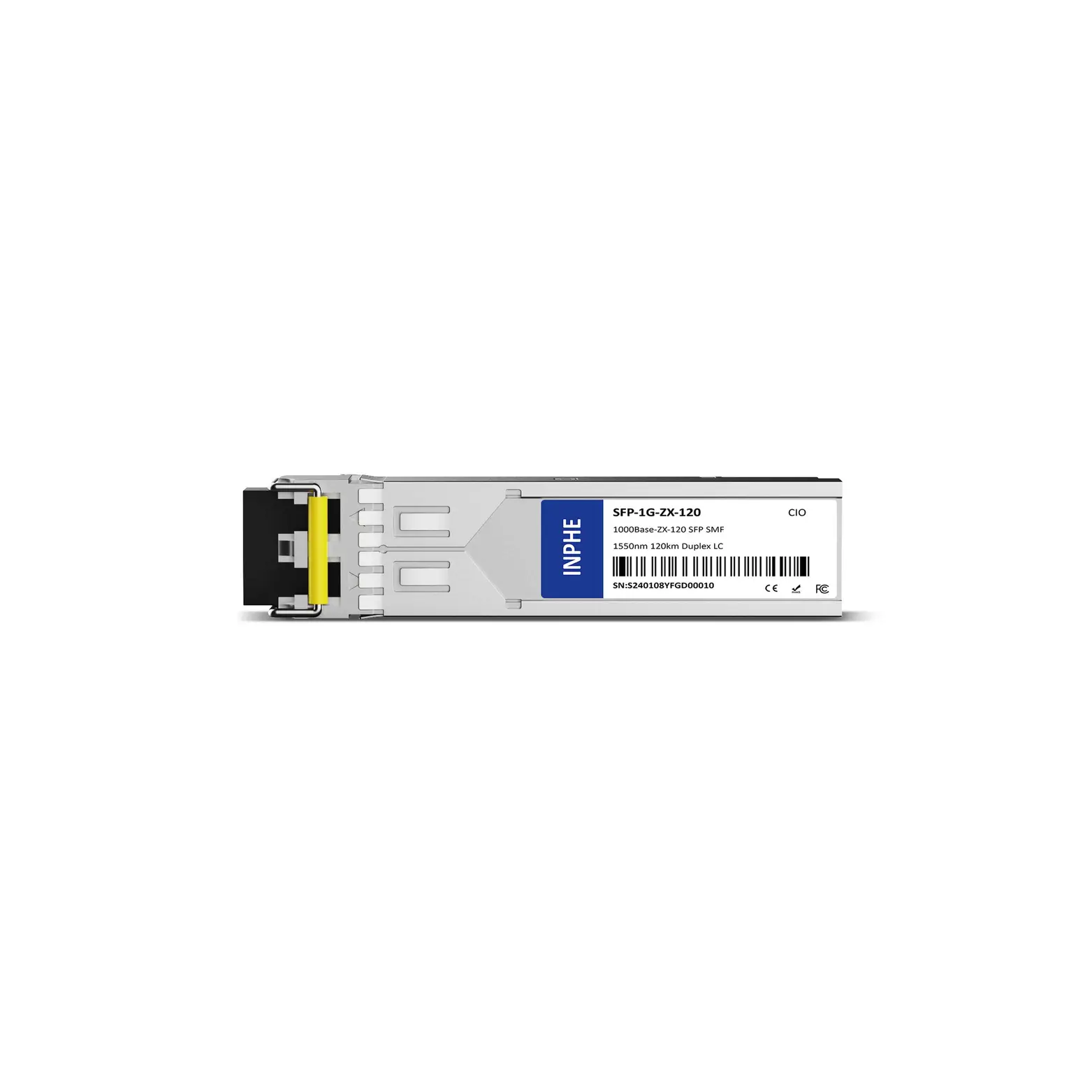 MikroTik Compatible SFP 1.25GBASE ZX 1550nm 120km SMF Duplex LC DDM/DOM Optics Transceiver