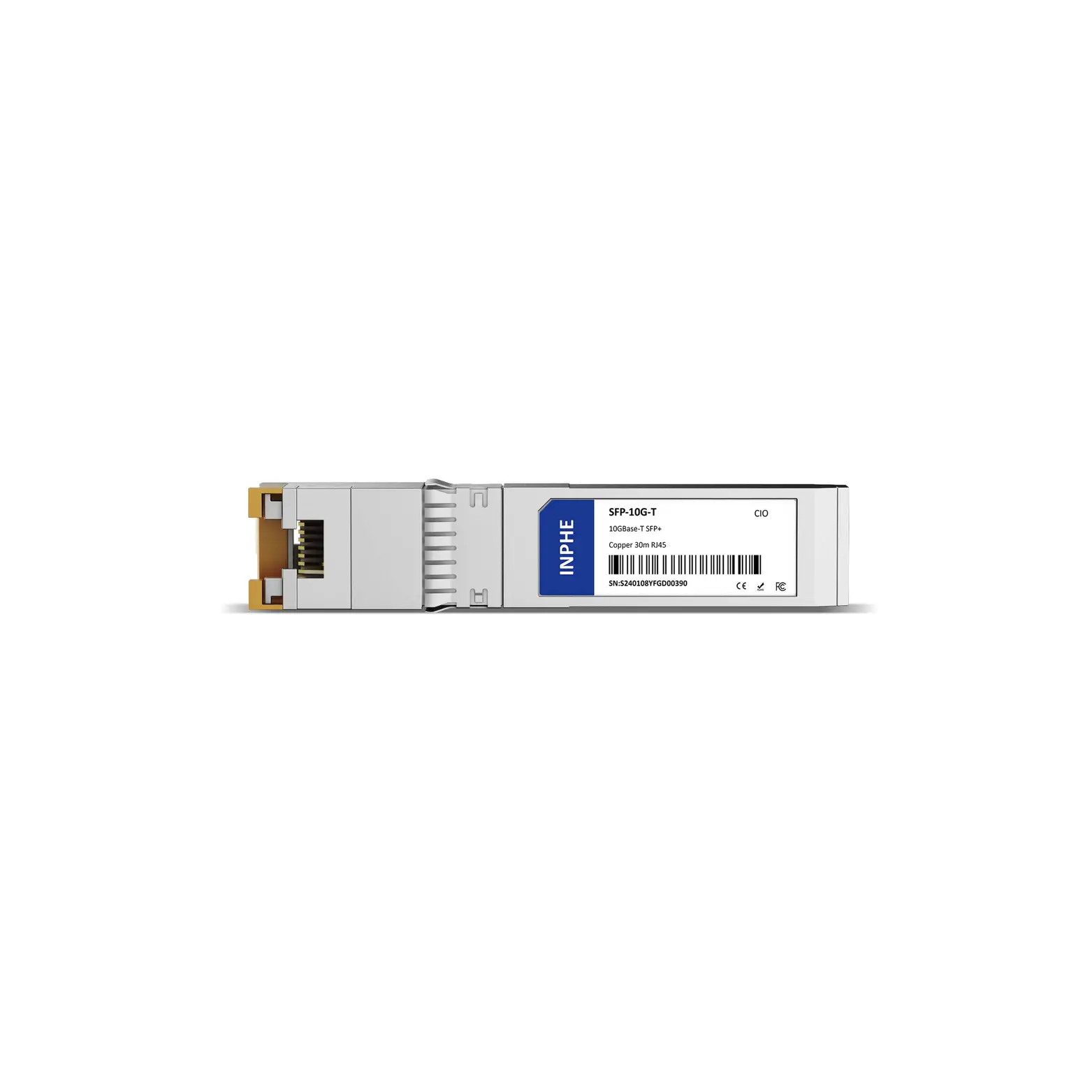 Arista SFP-10G-T Compatible SFP+ 1000/2.5G/5G/10GBase-T 30m RJ45 Copper Transceiver