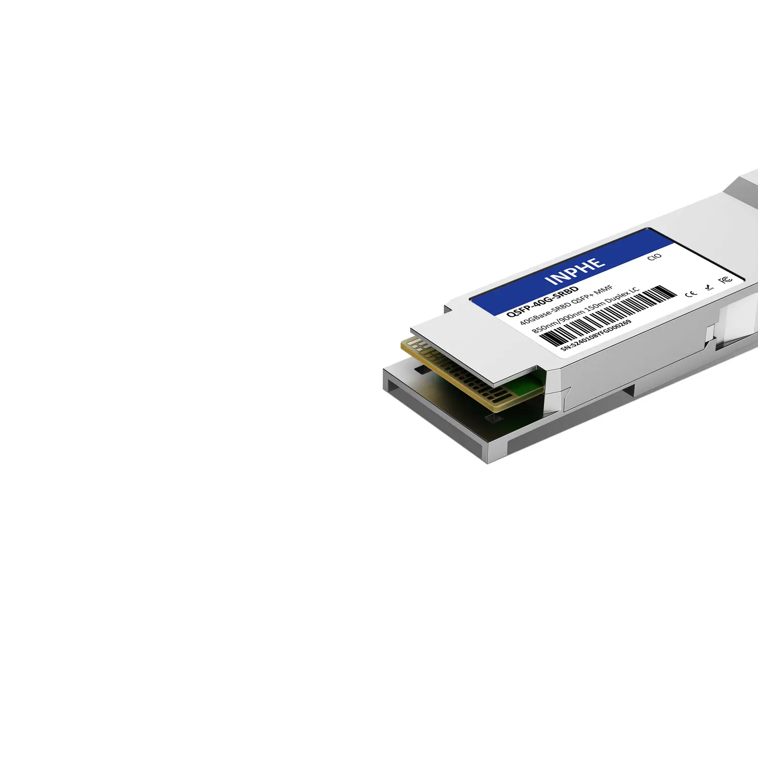 Cisco QSFP-40G-CSR-S Compatible QSFP+ 40G SWDM4 850/880/910/940nm 350m MMF Duplex LC DDM/DOM Optics Transceiver