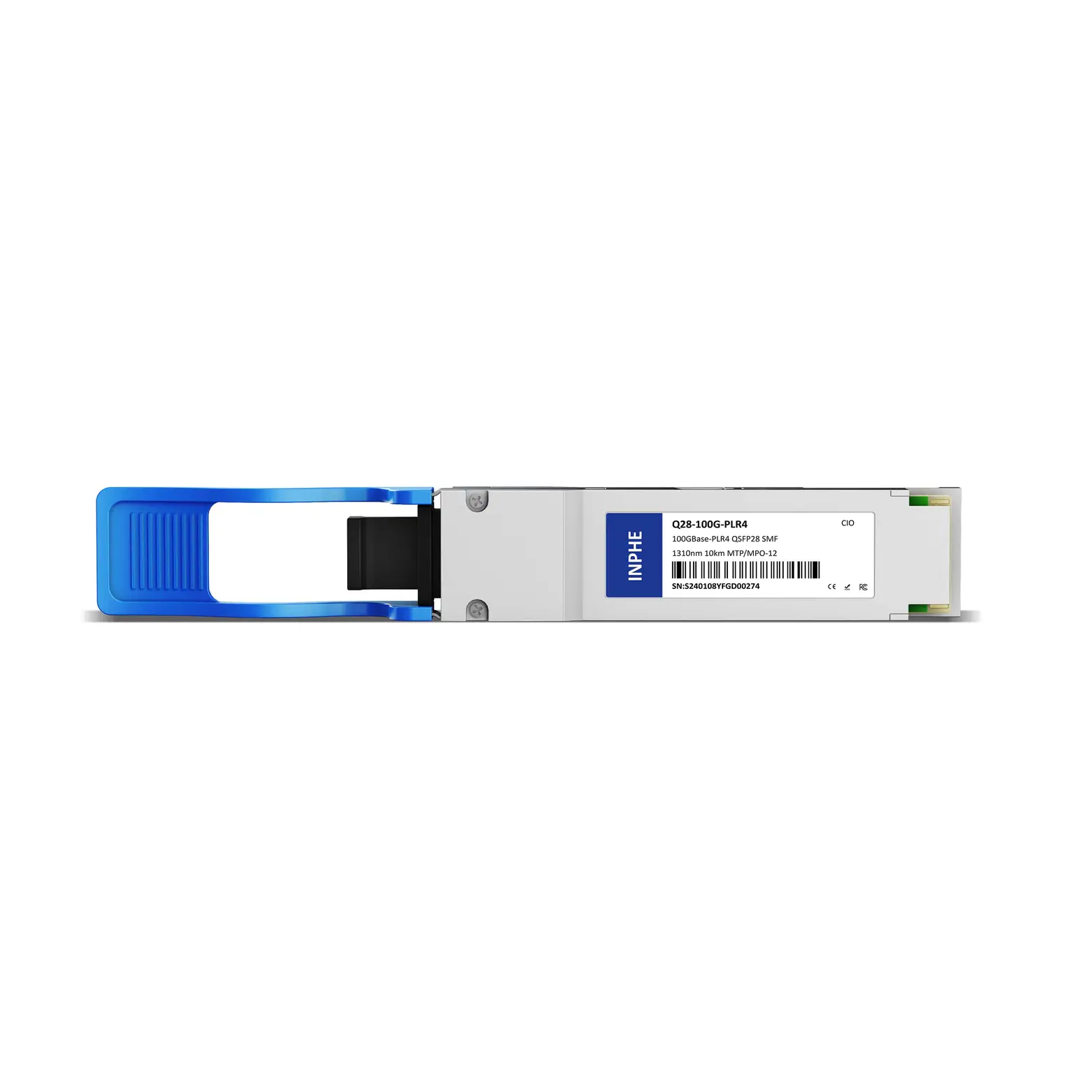 Juniper 740-148749 QSFP-4X25G-LR Compatible QSFP28 100G PLR4 1310nm 10km SMF MPO/MTP-12 DDM/DOM 4x25G LR Optics Transceiver
