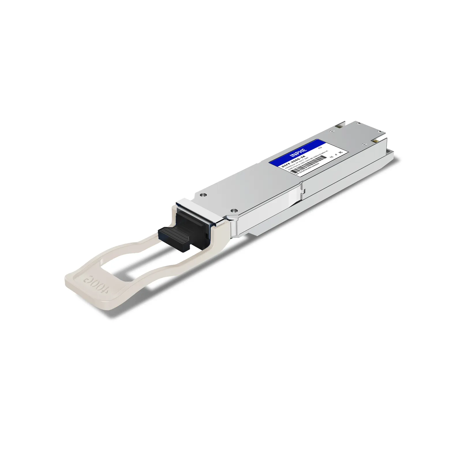 Cisco Compatible OSFP 400GBASE ZR Coherent (DCO) DWDM Tunable CH13-CH61 120km SMF Duplex LC DDM/DOM Optics Transceiver, Finned Top