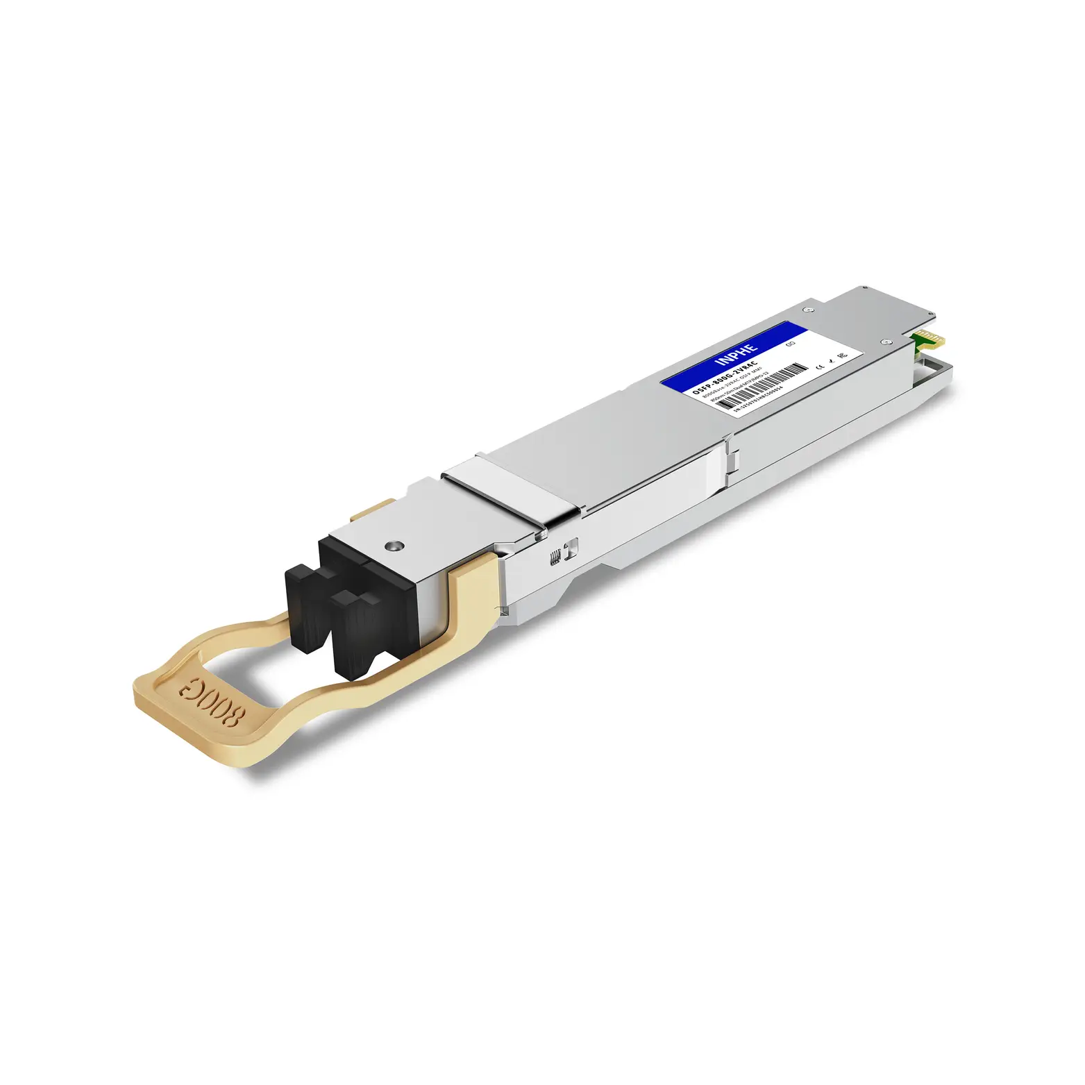 Cisco OSFP-800G-VR8 Compatible OSFP 800GBASE 2xSR4(VR4) 850nm 50m MMF Dual MPO/MTP-12 DDM/DOM Optics Transceiver, Support 2x 400G SR4/VR4, Closed Finned Top